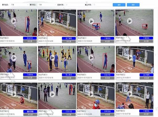 AI视频分析预警产品